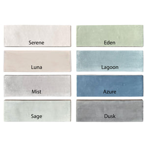 Luna 2"x6-1/2" Ceramic Tile Matte